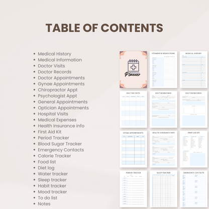 Medical Planner Template 3