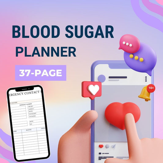 Blood Sugar Planner Template