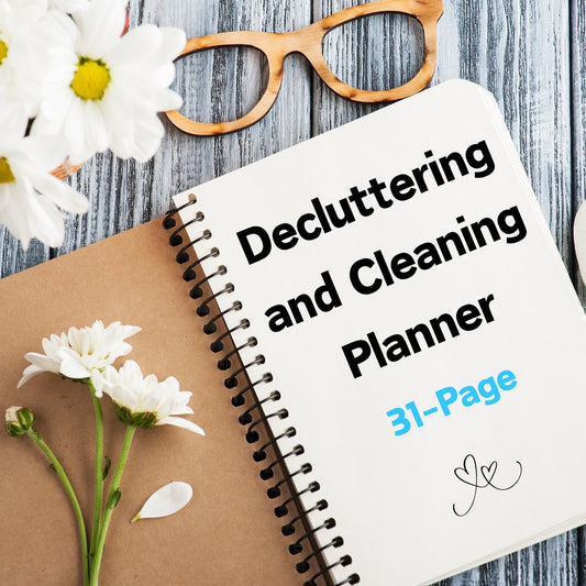 Decluttering and Cleaning Planner Template